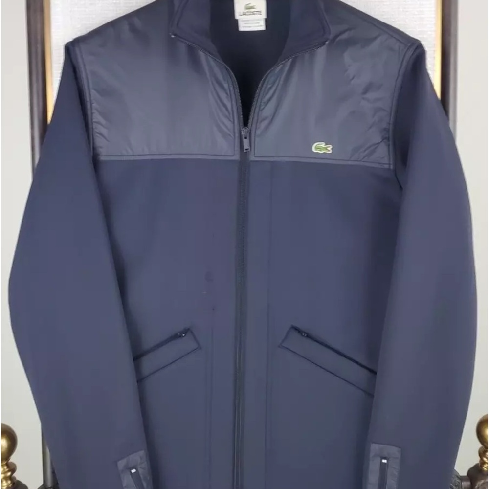 Lacoste Men’s Sport Jacket Size 6 XL Navy Blue